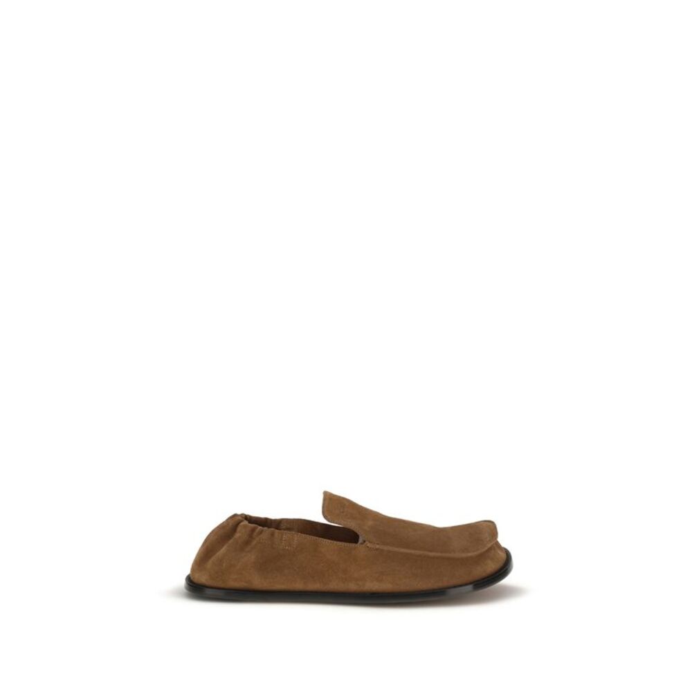 Loewe Men Flex Suede Loafers